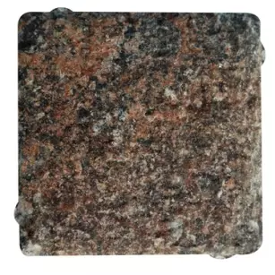 Nowoczesna kostka brukowa pave porfido rosso 10x10cm