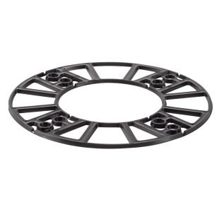 Podkładka wyruwnująca do wsporników tarasowych i podstawek pod płyty tarasowe 307x307