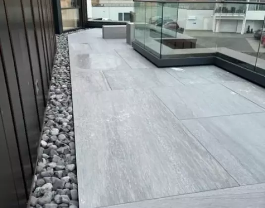 płytka wielkoformatowa 120x240 na tarasie